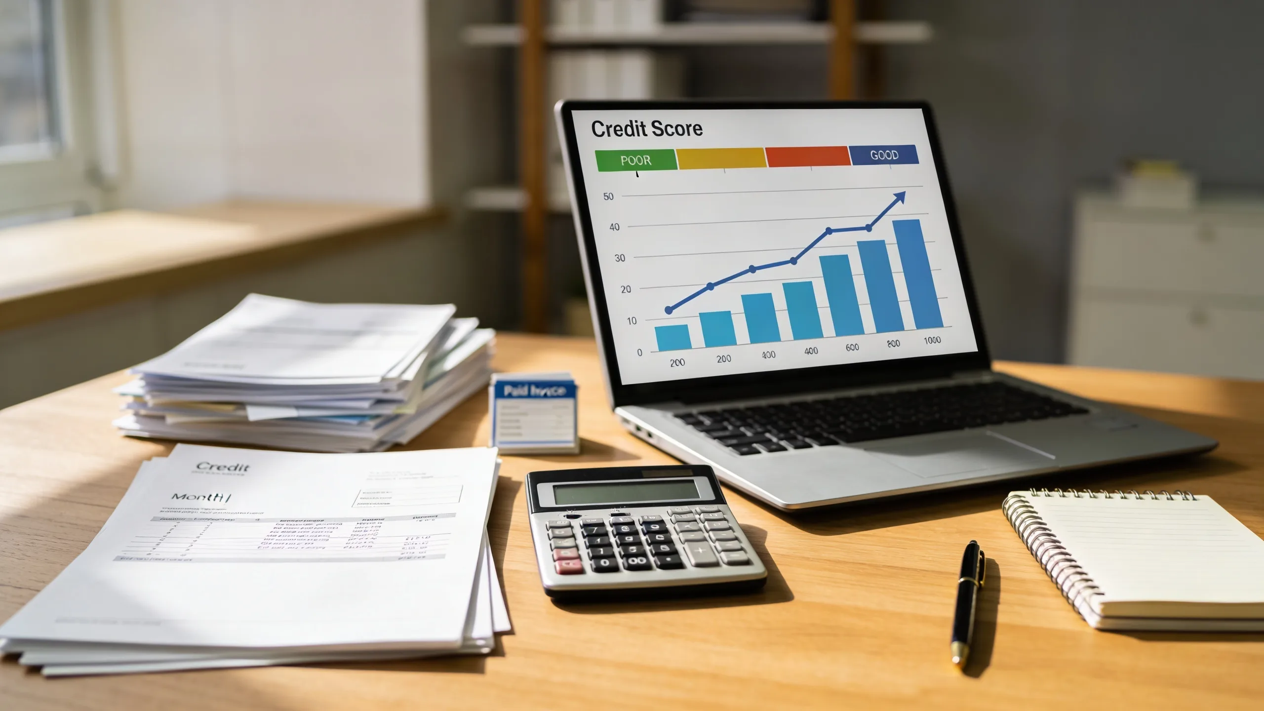 how long does it take to repair credit​